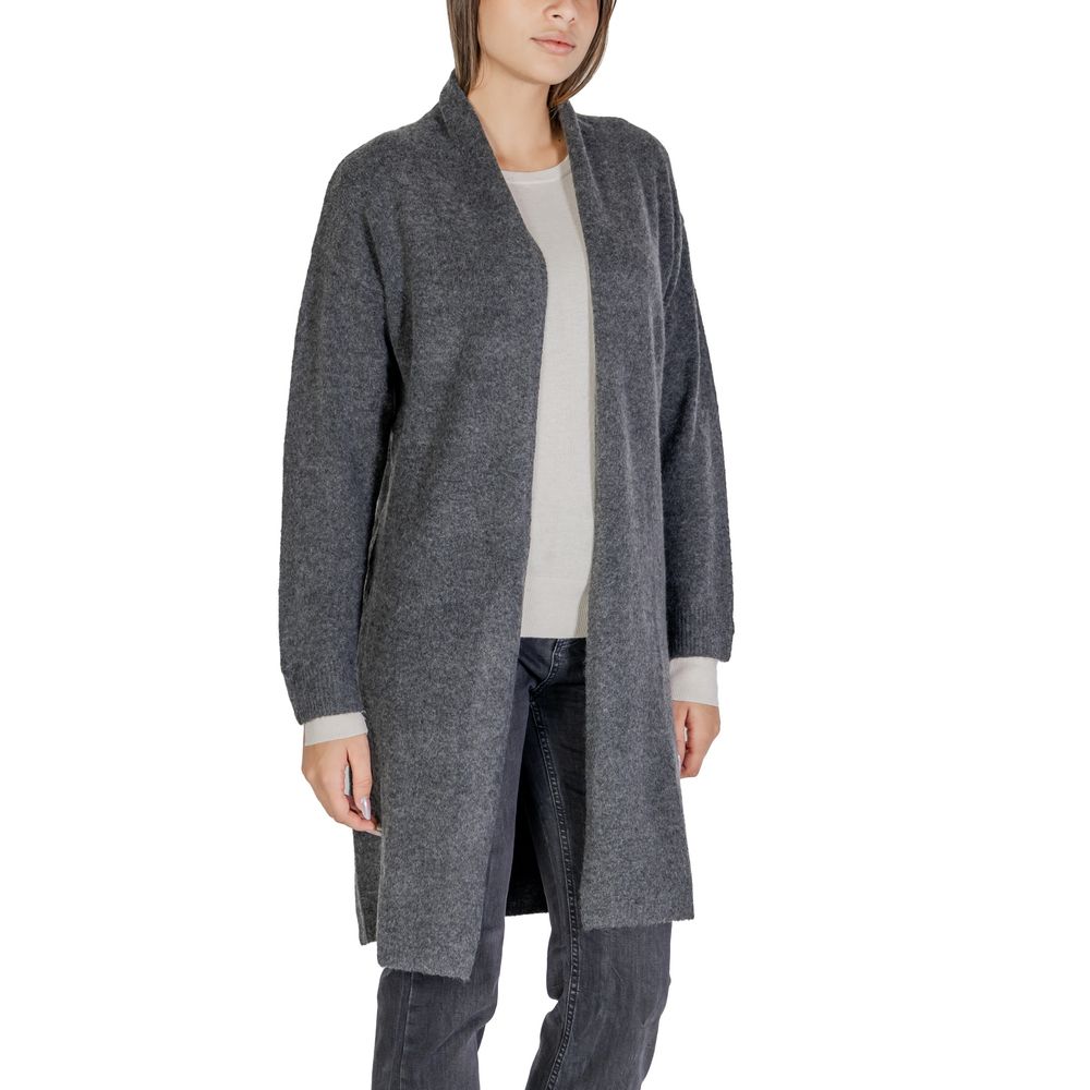 Morgan De Toi Graue Polyester-Strickjacke