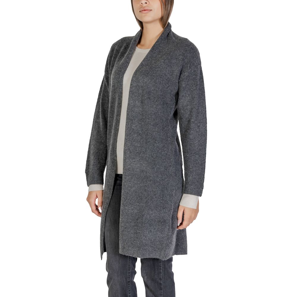 Morgan De Toi Graue Polyester-Strickjacke