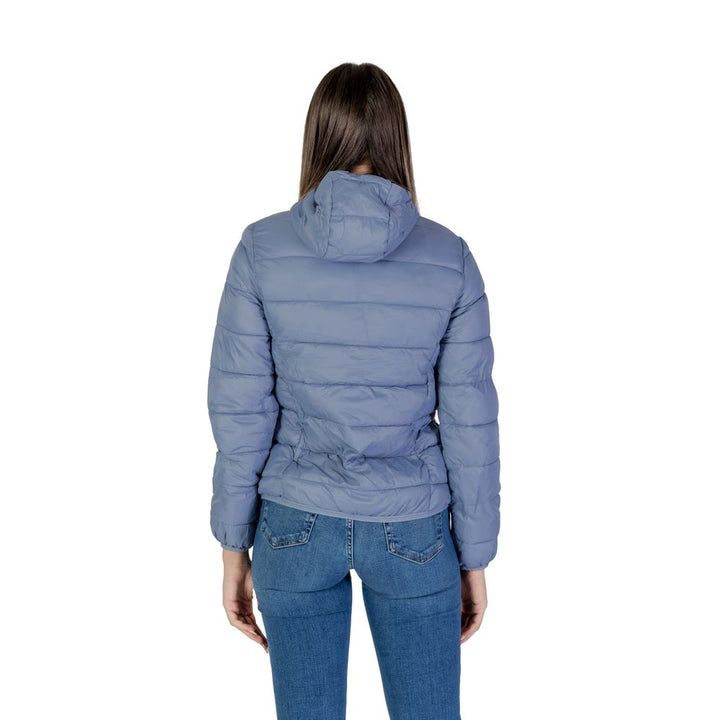 Blaue Nylon Jacken & Mantel
