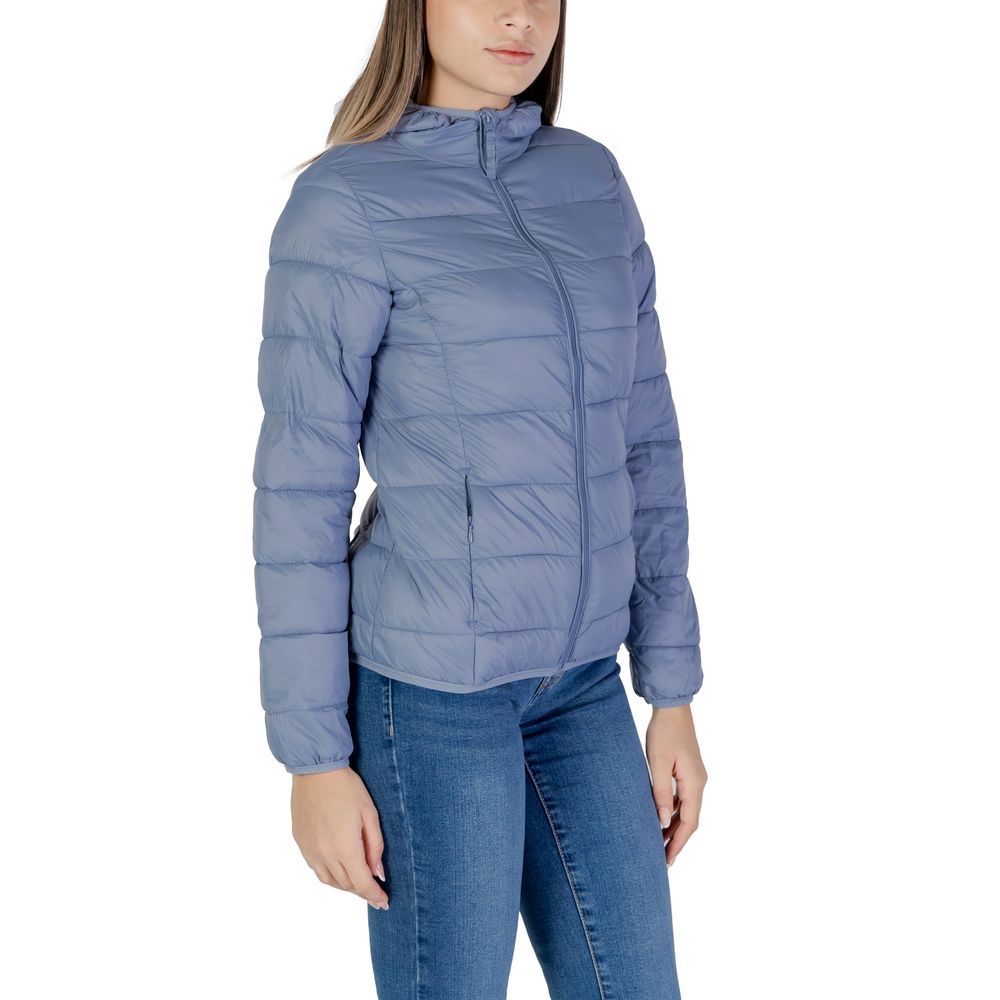 Blaue Nylon Jacken & Mantel