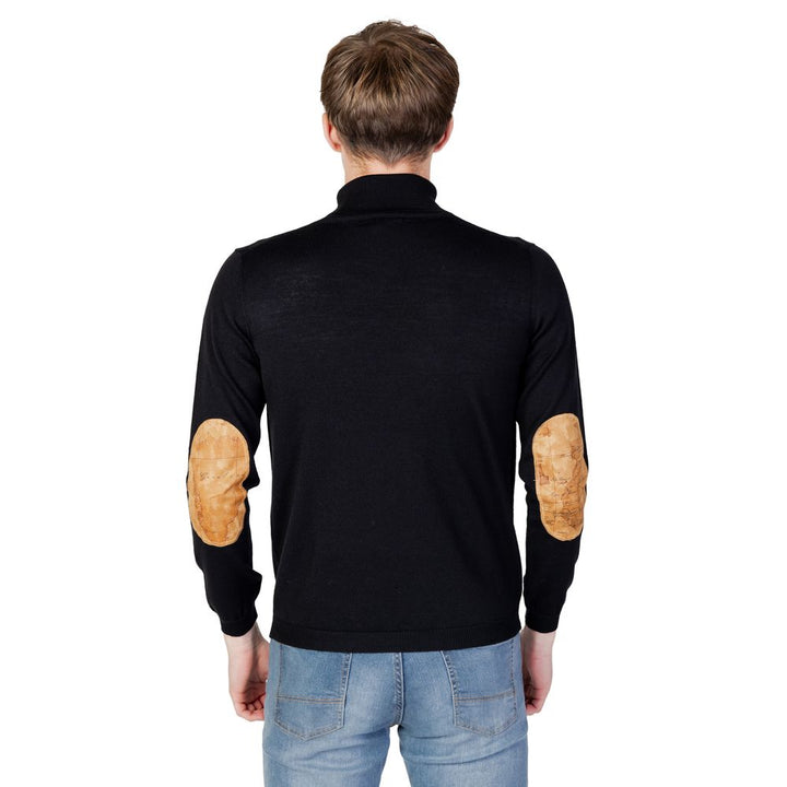 Black viscose sweater