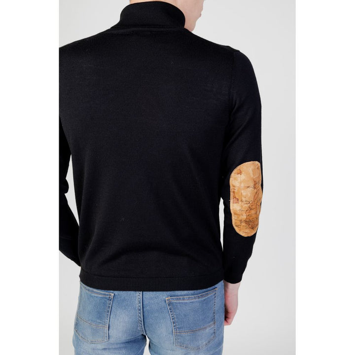 Black viscose sweater