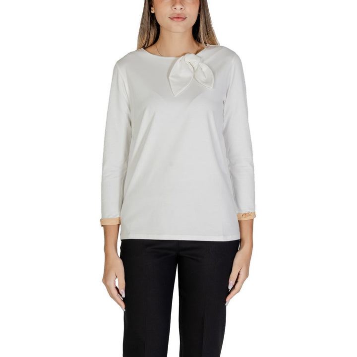 Weiße Baumwoll-Oberteile & T-Shirt