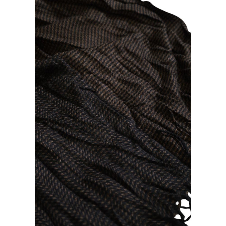 Brauner Polyester-Schal