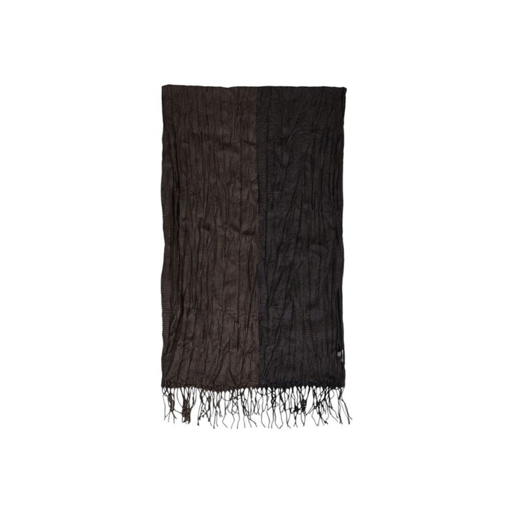 Brauner Polyester-Schal