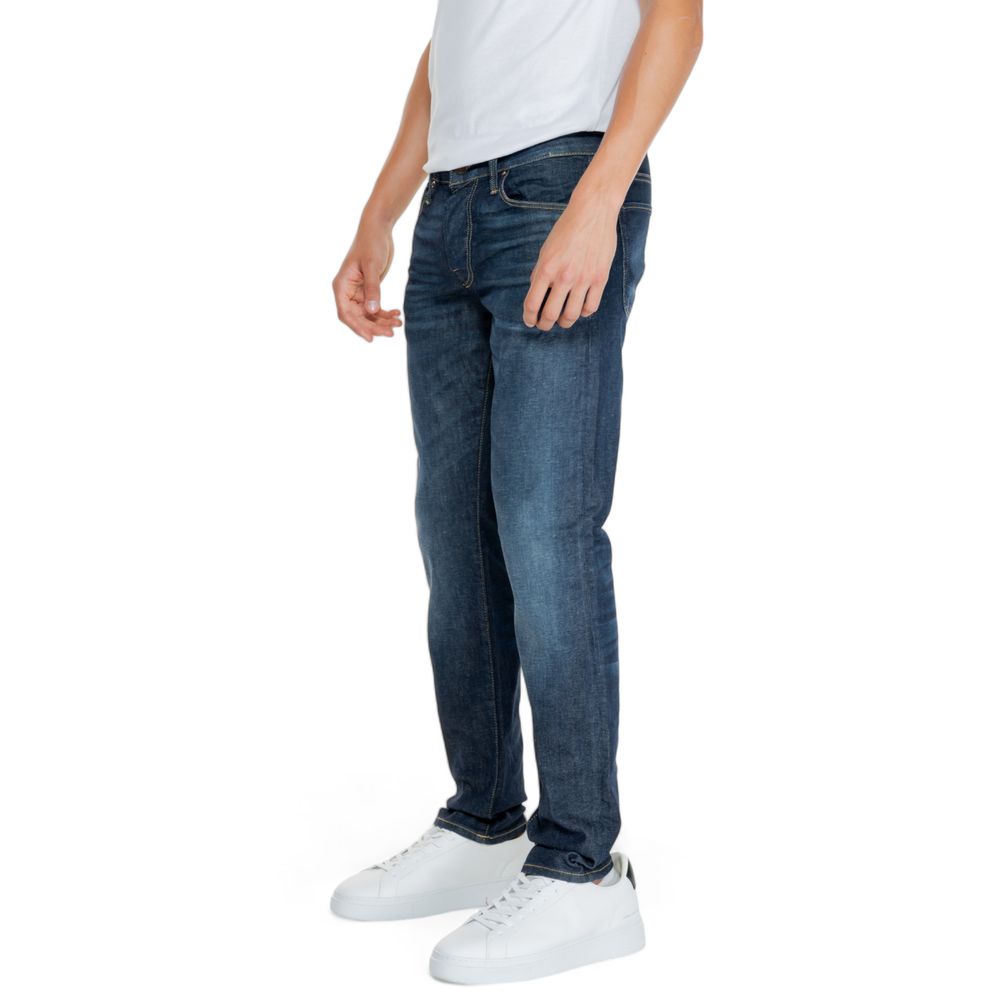 Blaue Baumwolljeans & Hose