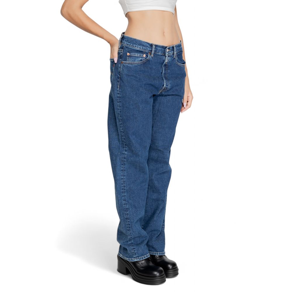 Blue cotton jeans &amp; trousers