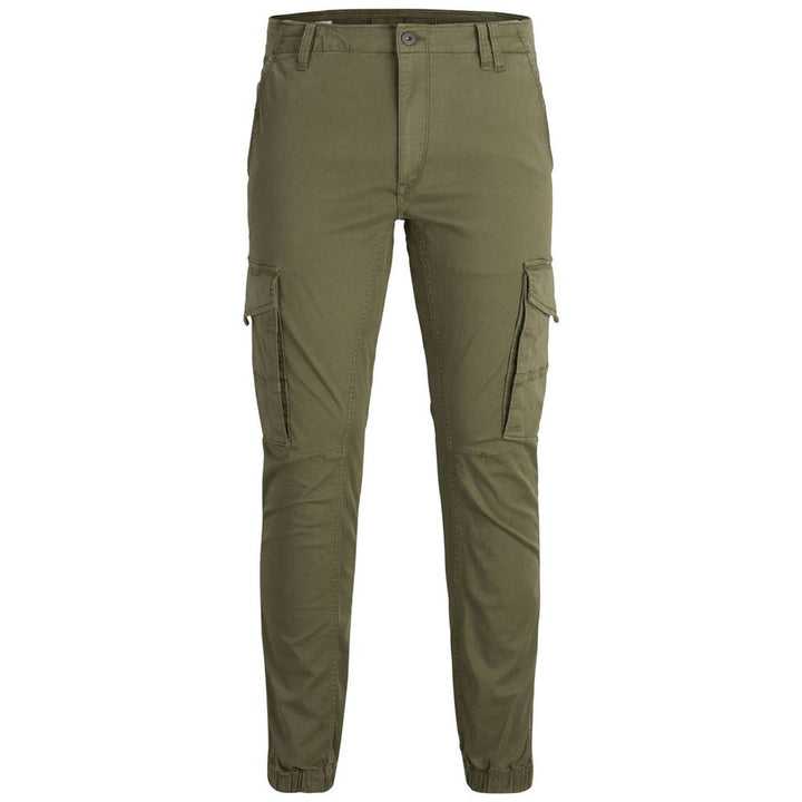 Jack Jones Grüne Baumwolljeans & Hose