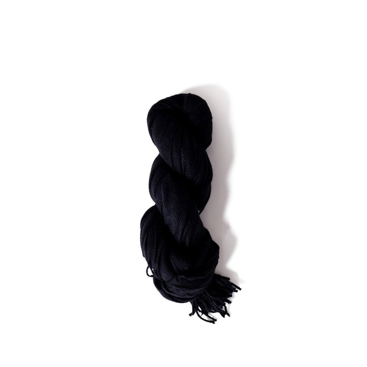 Schwarzer Polyester-Schal