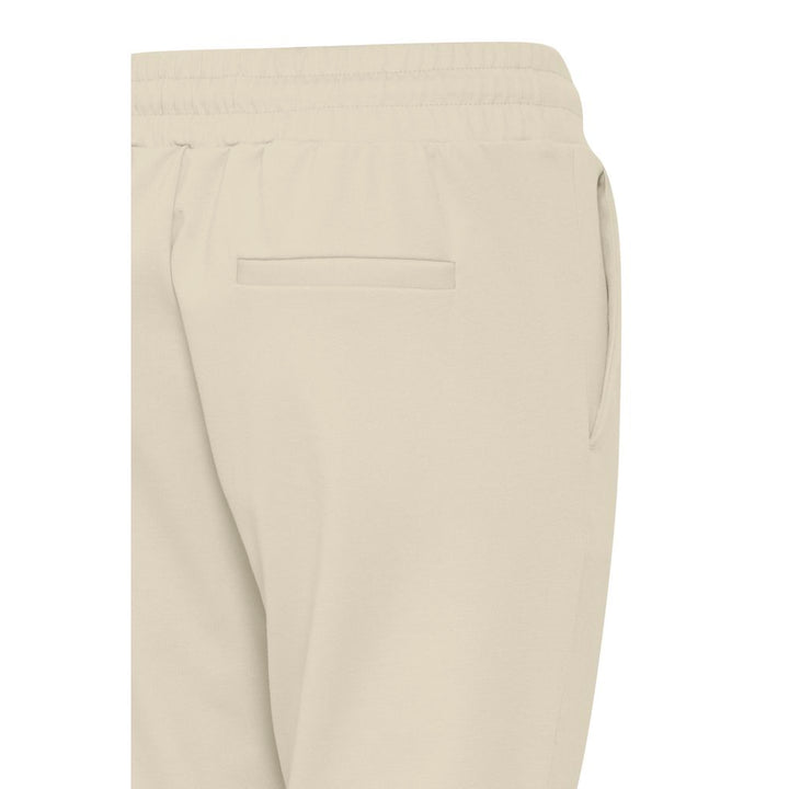 ICHI Beige Polyester Jeans & Hose