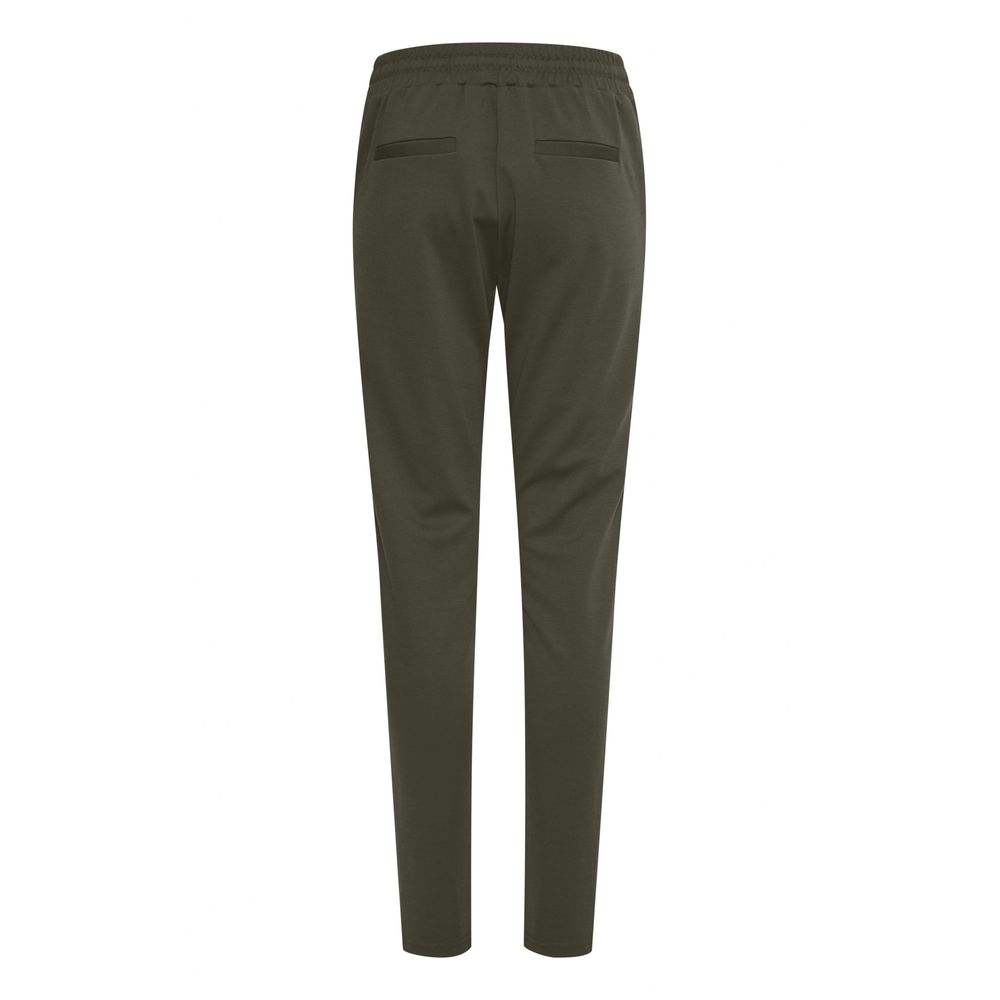 ICHI Grüne Polyester Jeans & Hose