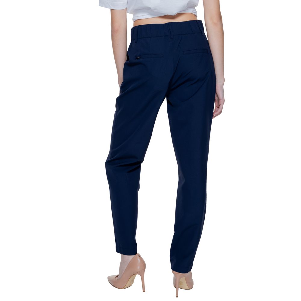 Blue polyamide jeans &amp; trousers