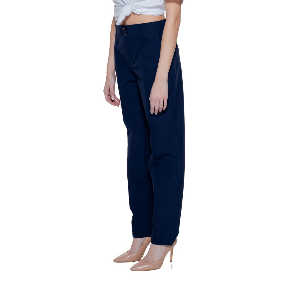 Blue polyamide jeans &amp; trousers