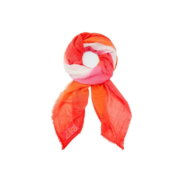 Desigual Orangefarbener Polyester-Schal