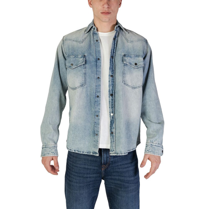 Light blue cotton shirt