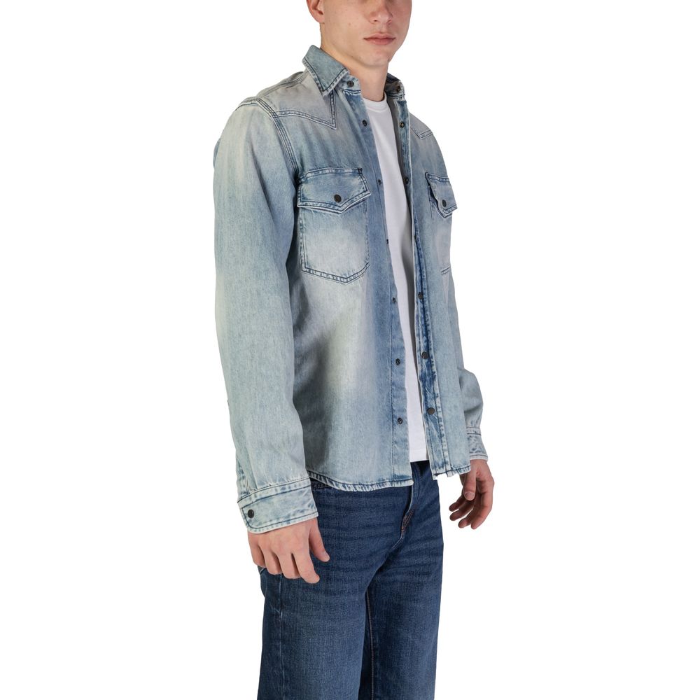 Light blue cotton shirt