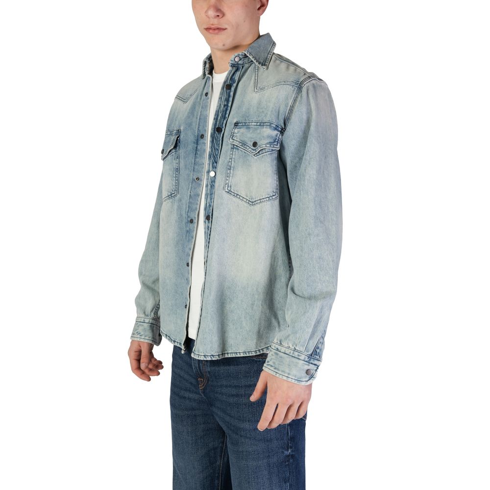 Light blue cotton shirt