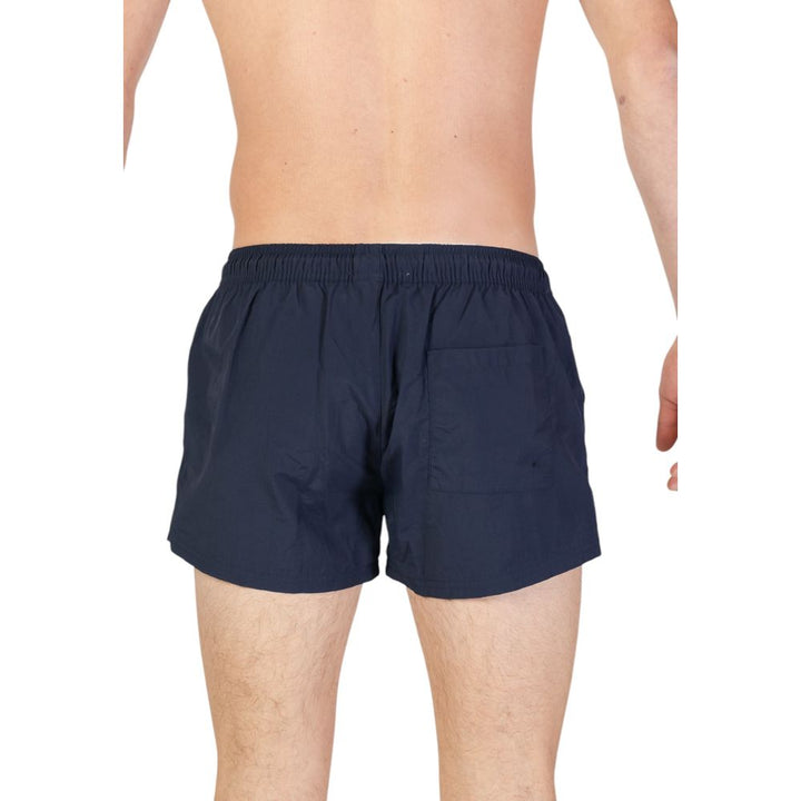 Blue polyester swimwear