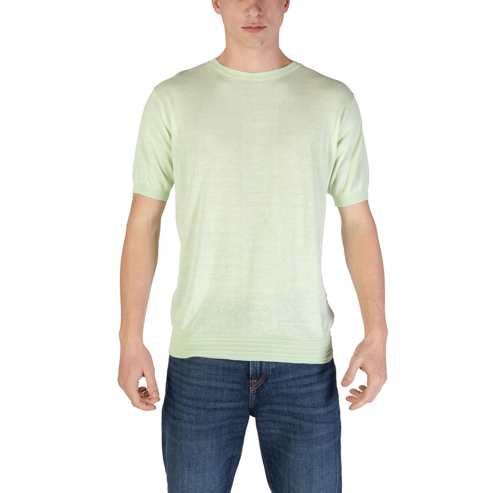 Green cotton T-shirt