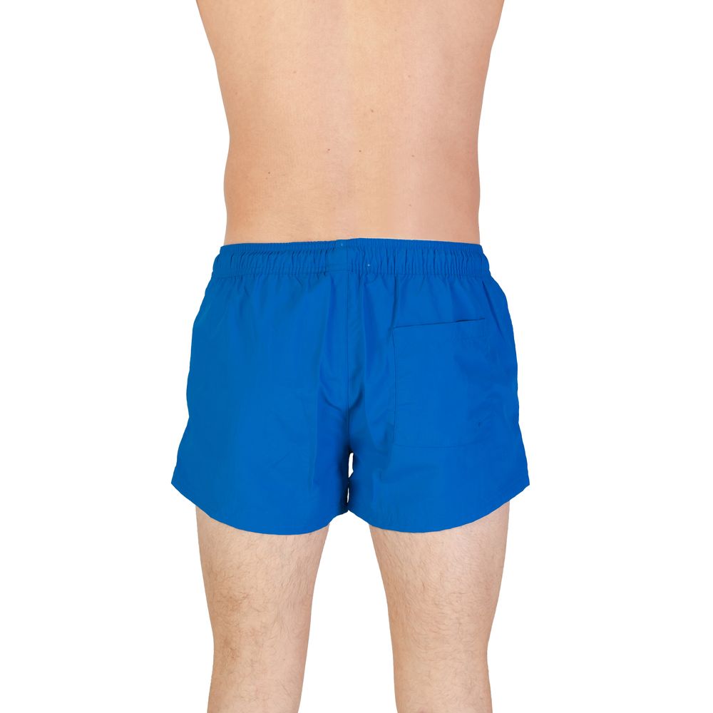 Blue polyester swimwear