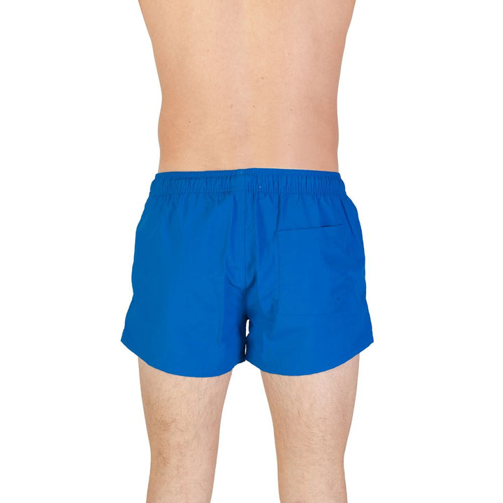 Blue polyester swimwear