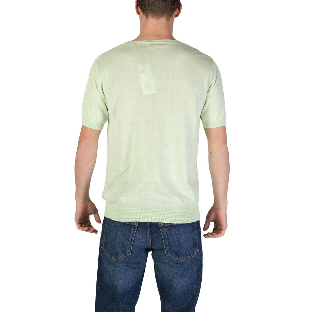 Green cotton T-shirt
