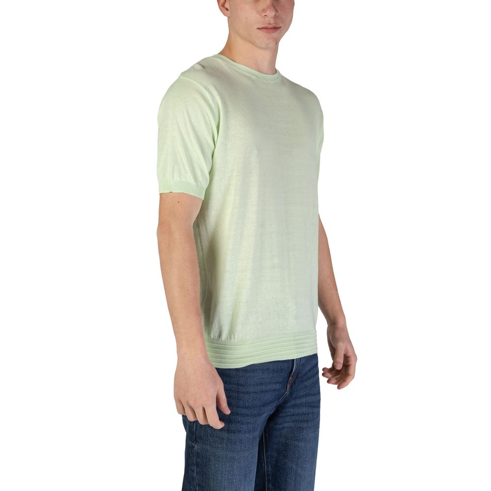 Green cotton T-shirt