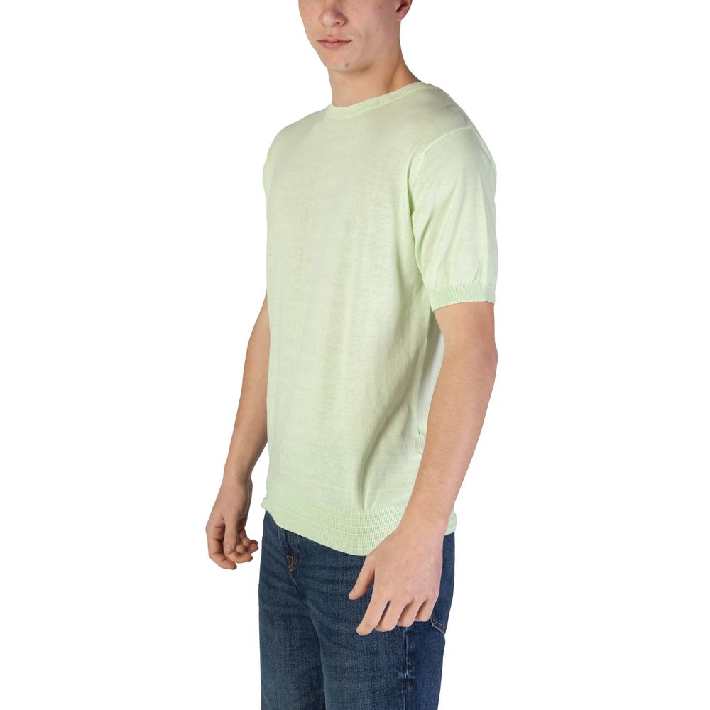 Green cotton T-shirt