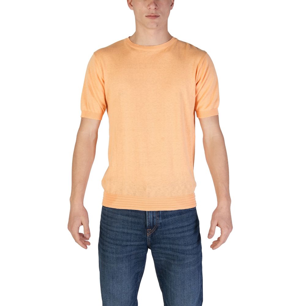 Orange cotton T-shirt