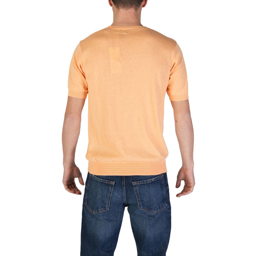 Orange cotton T-shirt