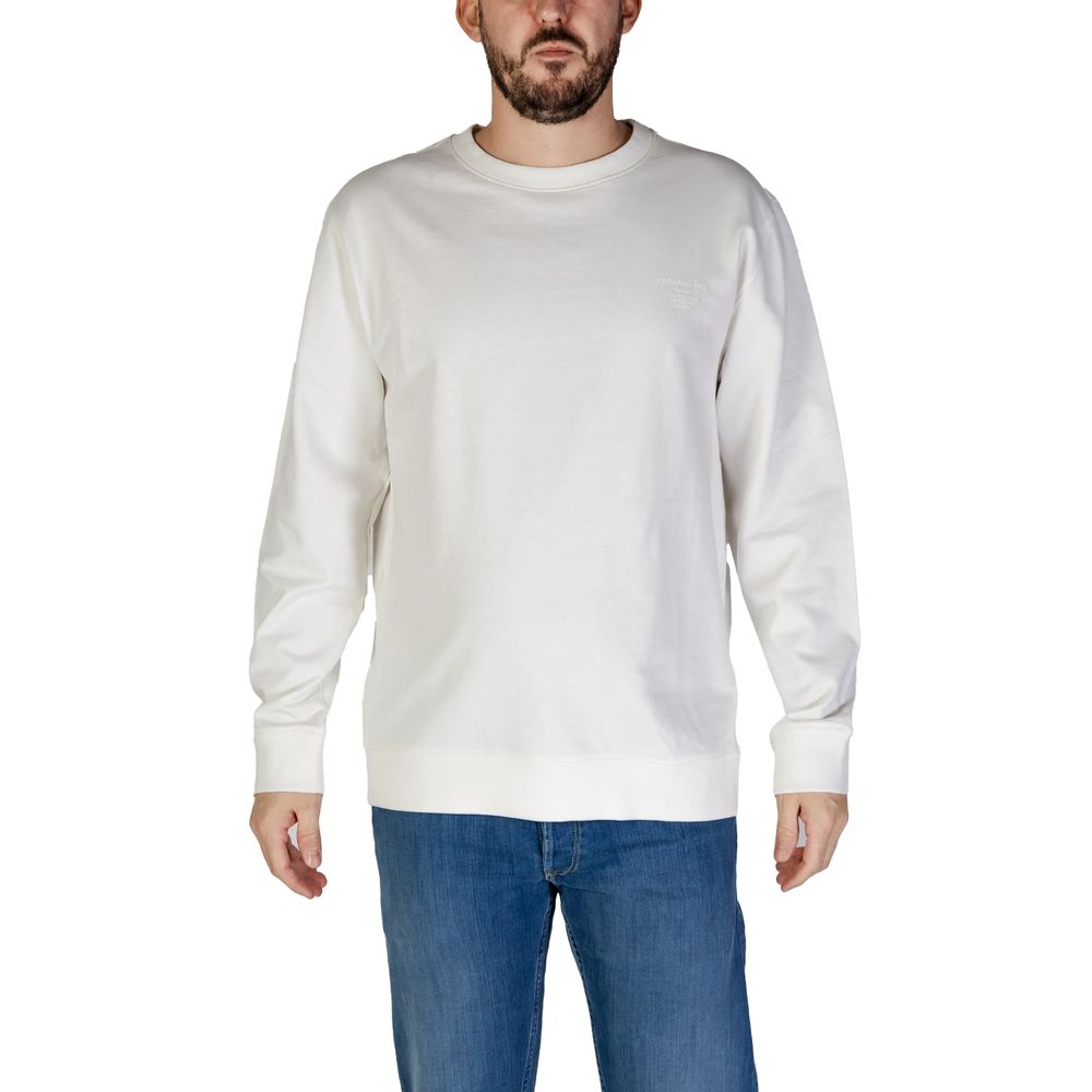 White cotton sweater