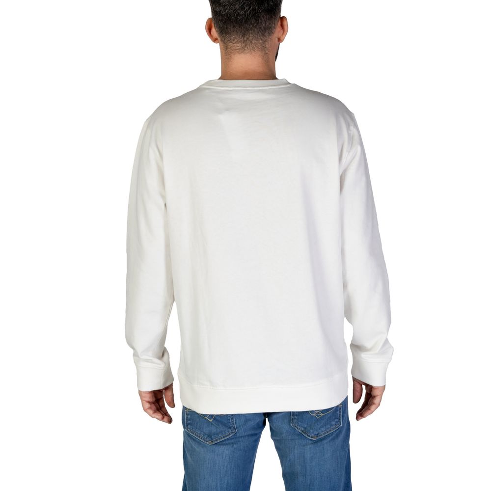 White cotton sweater