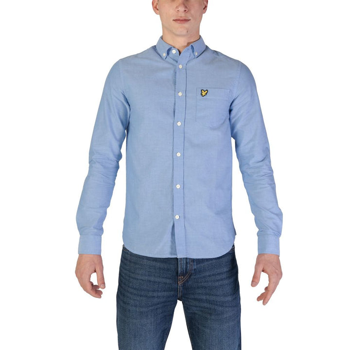 Blue organic cotton shirt