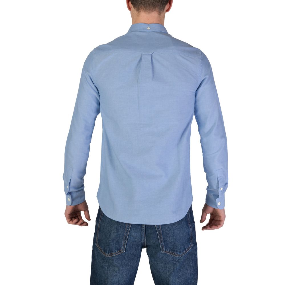 Blue organic cotton shirt
