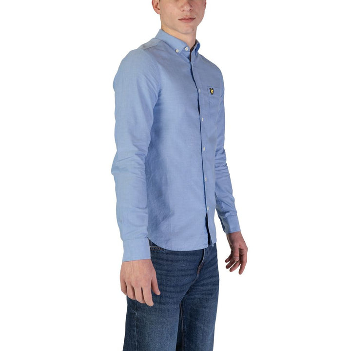 Blue organic cotton shirt