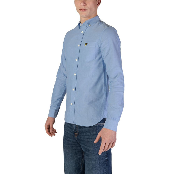 Blue organic cotton shirt