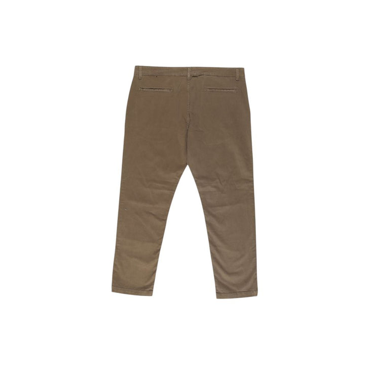 Beige cotton jeans &amp; trousers
