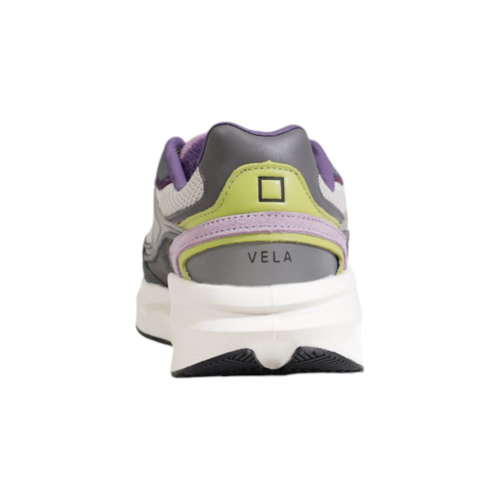 Grey fabric sneakers