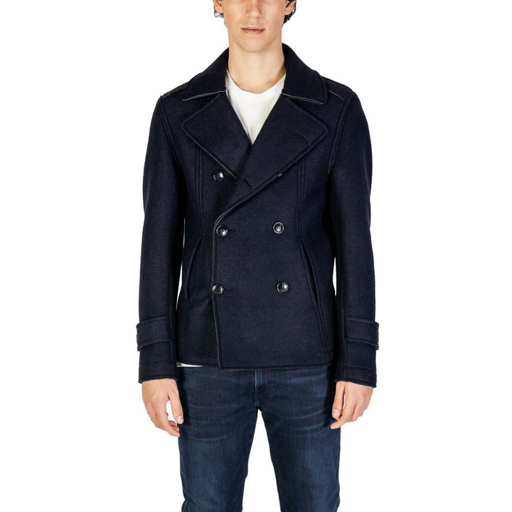 Blue viscose jacket