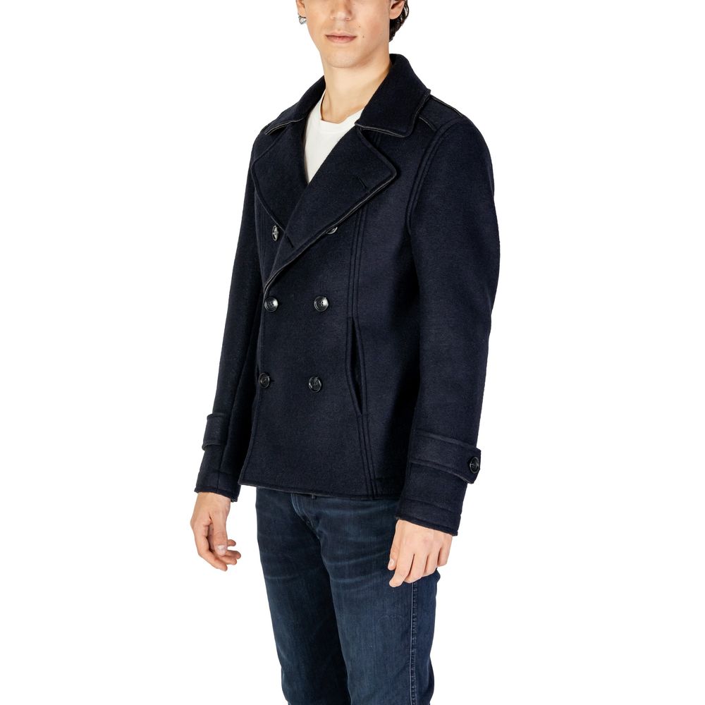Blue viscose jacket