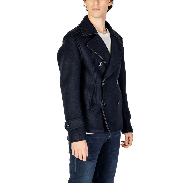 Blue viscose jacket