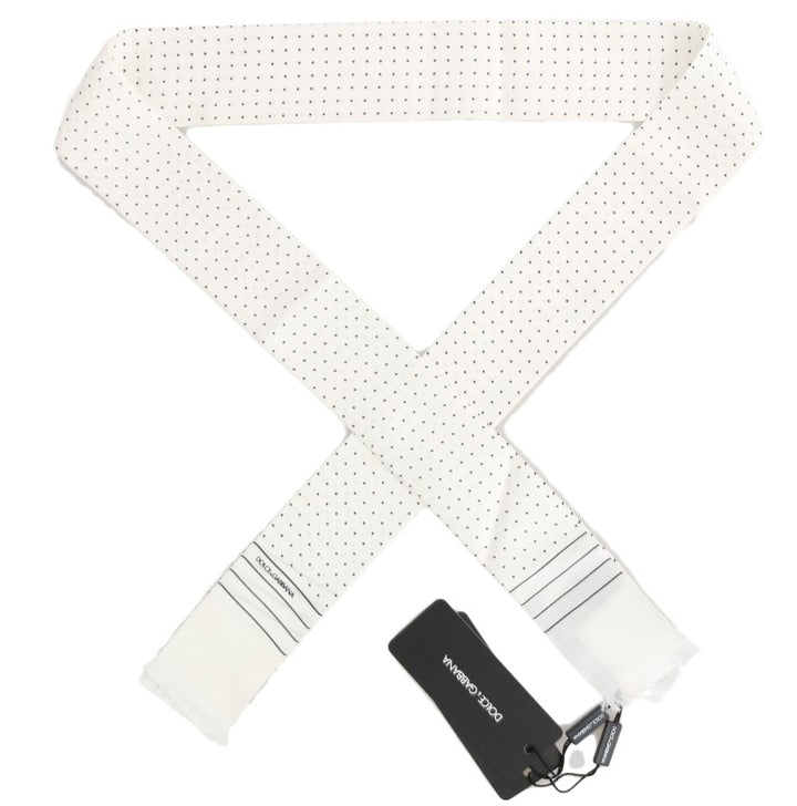 Eleganter Seidenschal mit Polka Dot für Männer