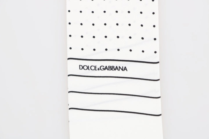 Eleganter Seidenschal mit Polka Dot für Männer