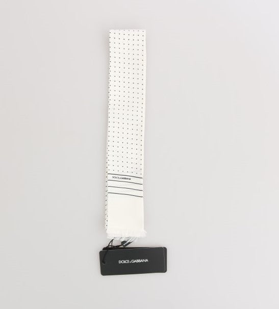 Eleganter Seidenschal mit Polka Dot für Männer