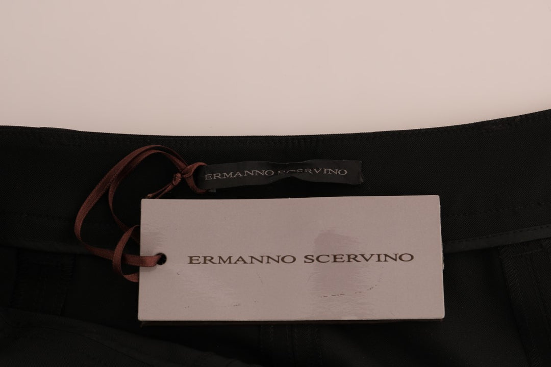 Ermanno Scervino Schlanke schwarze Steigbügel-Leggings