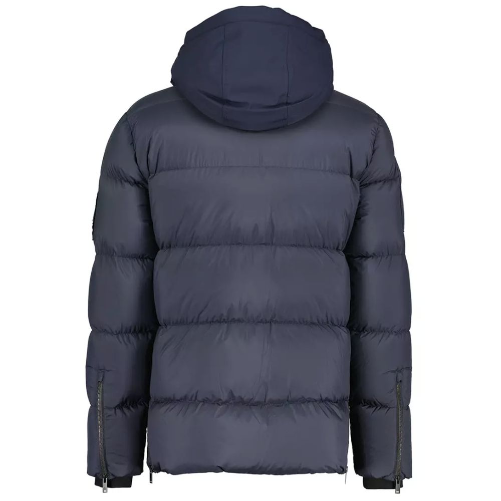 Blue nylon jacket