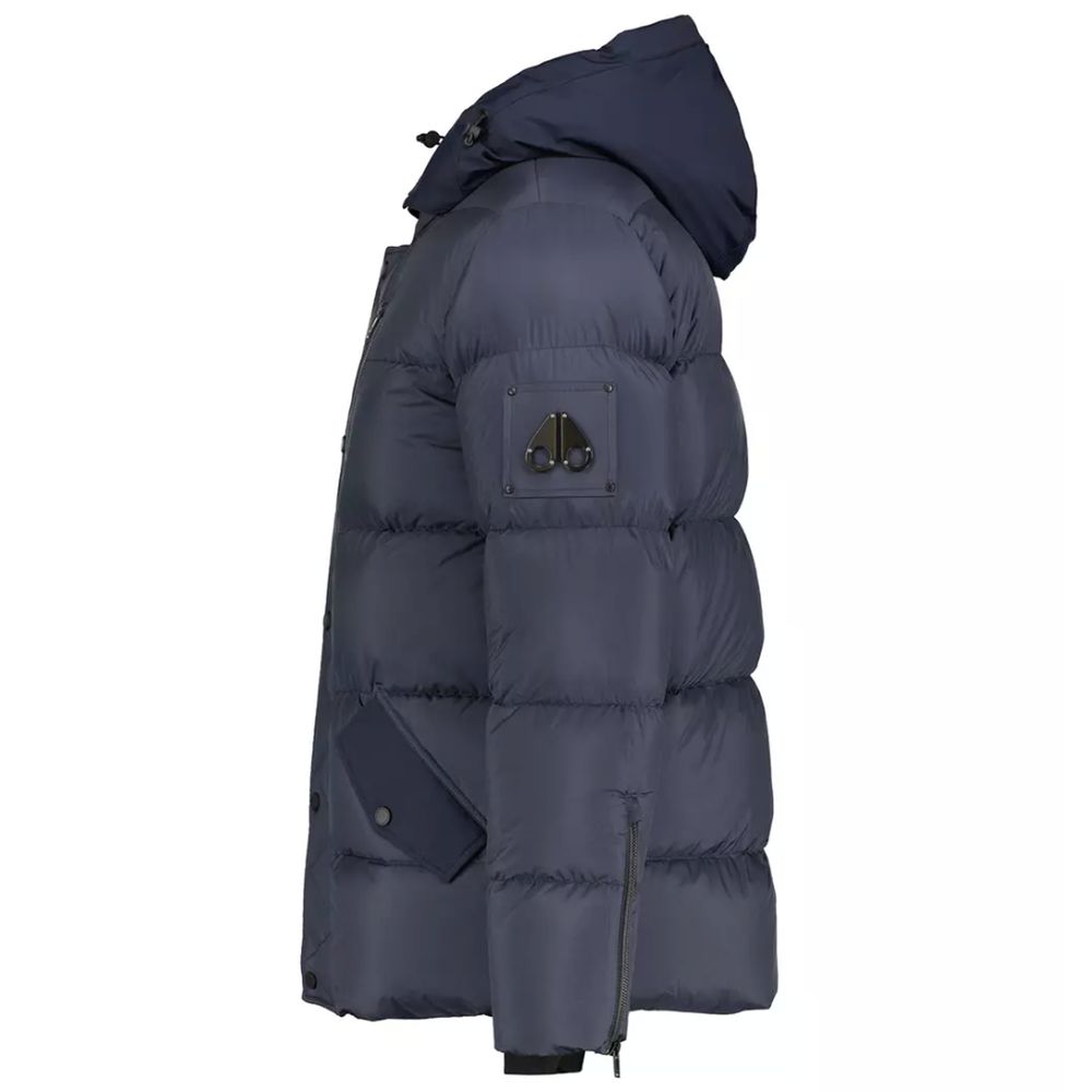 Blue nylon jacket