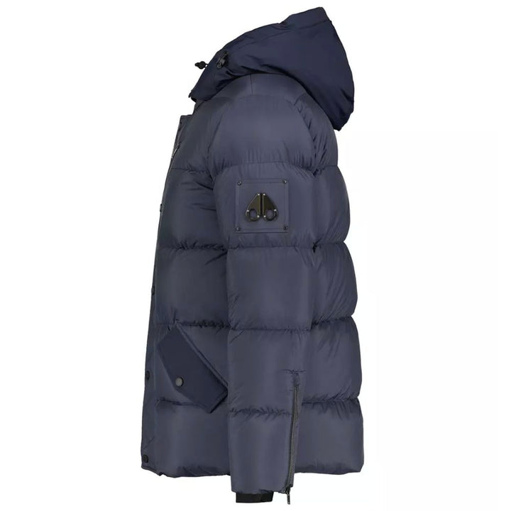 Blue nylon jacket