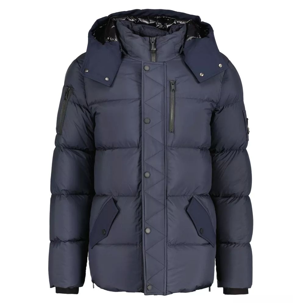 Blue nylon jacket