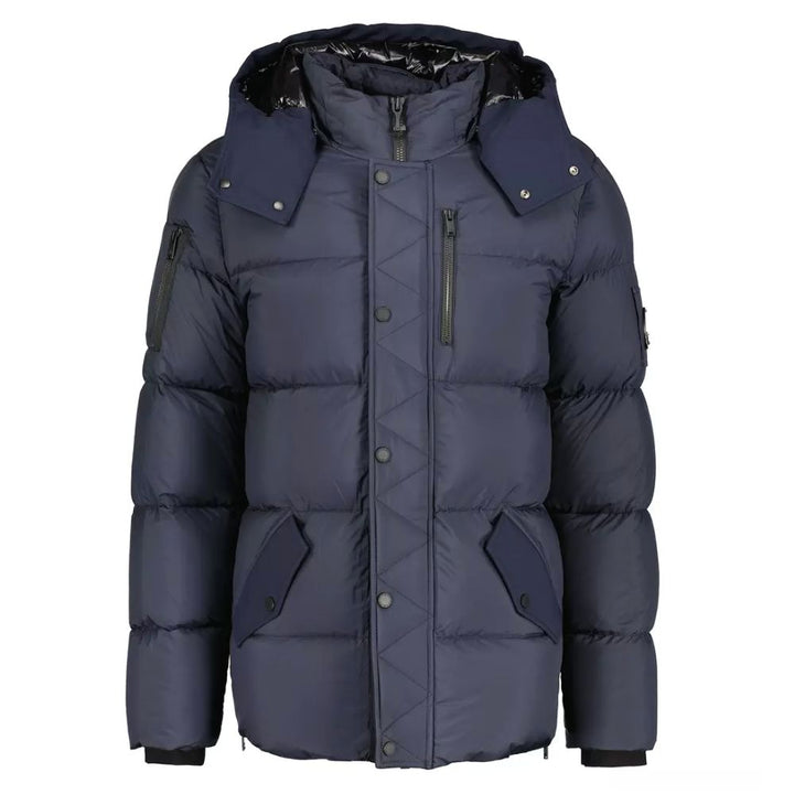 Blue nylon jacket